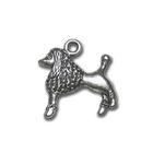 Anhnger Charm Hund Pudel Metall DIY