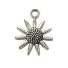 Anhnger fr Charms Blume Margerite 19 x 23 mm Metall DIY