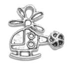 Anhnger fr Charms Hubschrauber Helikopter 19 x 18 mm...