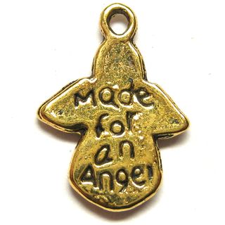 Anhnger fr Charms Engel Made for an Angel 13 x 18 mm Metall DIY