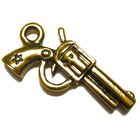 Anhnger fr Charms Revolver Pistole 10 x 25 mm Metall DIY