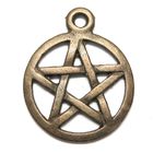 Anhnger fr Charms Pentagramm 17 x 20 mm Metall DIY