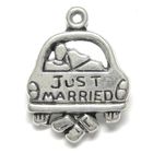 Anhnger fr Charms Just Married 15 x 20 mm Metall DIY