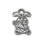 Anhnger Charm Hase Metall DIY