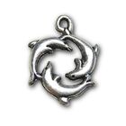Anhnger fr Charms Delfin 16 x 21 mm Metall DIY