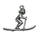 Anhnger Charm Ski Lufer Metall DIY