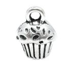 Anhnger Charm Muffin Metall DIY