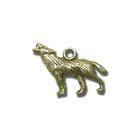 Anhnger Charm Wolf Metall DIY