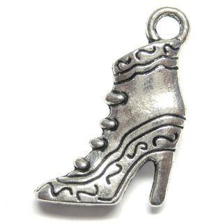 Anhänger Charm Stiefelette Ankle Boots Metall DIY