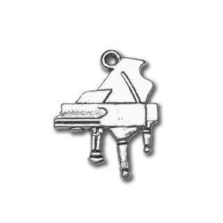 Anhänger Charm Klavier Piano Metall DIY