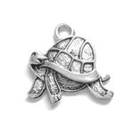 Anhänger für Charms Schildkröte 20 x 20 mm Metall DIY