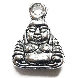 Anhänger für Charms Buddha 10 x 12 mm Metall DIY