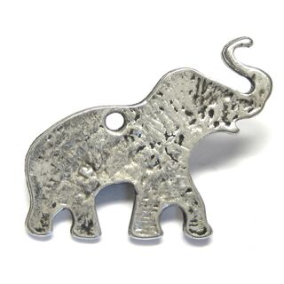 Anhnger fr  Charms Elefant 28 x 20 mm Metall DIY