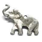 Anhänger Charm Elefant Metall DIY