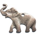 Anhänger Charm Elefant Metall DIY