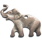 Anhänger für Charms Elefant 25 x 19 mm Metall DIY