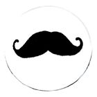 Druckknopf Chunk Click Snap Button Moustache Schnurrbart