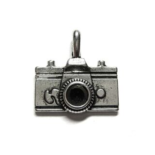 Anhänger Charm Fotoapparat Kamera 21 x 21 mm Metall DIY